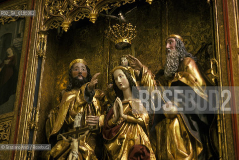 ( REPUBBLICA SLOVACCA  ) -  SLOVACCHIA  - SPISSKY KAPITULA ( BASILICA DI S.MARTINO ) ANCONA DELLINCORONAZIONE DELLA VERGINE DEL MAESTRO PAVEL  - © 1986 Graziano Arici/Rosebud2 / GEO