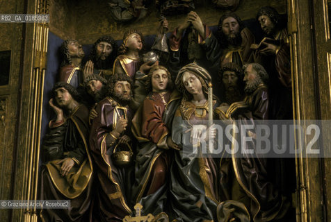 ( REPUBBLICA SLOVACCA  ) -  SLOVACCHIA  - SPISSKY KAPITULA ( BASILICA DI S.MARTINO ) ANCONA DELLINCORONAZIONE DELLA VERGINE DEL MAESTRO PAVEL  - © 1986 Graziano Arici/Rosebud2 / GEO