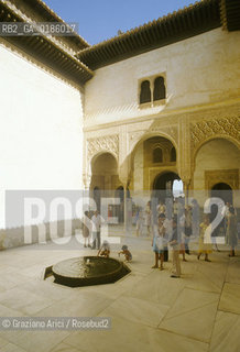 ( SPAGNA  ) ANDALUSIA  GRANADA  : IL PALAZZO DELLALHAMBRA    © 1990 Graziano Arici/Rosebud2 / GEO / ARCHITETTURA ARABO ANDALUSA