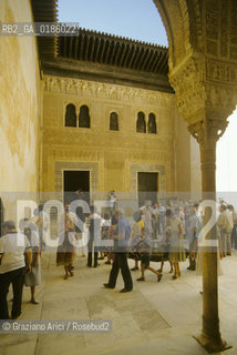 ( SPAGNA  ) ANDALUSIA  GRANADA  : IL PALAZZO DELLALHAMBRA    © 1990 Graziano Arici/Rosebud2 / GEO / ARCHITETTURA ARABO ANDALUSA.