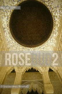 ( SPAGNA  ) ANDALUSIA  GRANADA  : IL PALAZZO DELLALHAMBRA   © 1990 Graziano Arici/Rosebud2 / GEO / ARCHITETTURA ARABO ANDALUSA