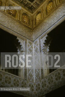 ( SPAGNA  ) ANDALUSIA  GRANADA  : IL PALAZZO DELLALHAMBRA   © 1980 Graziano Arici/Rosebud2 / GEO / ARCHITETTURA ARABO ANDALUSA