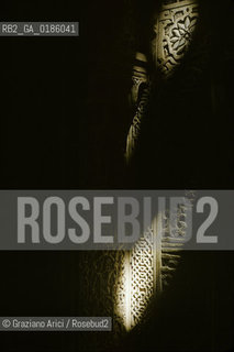 ( SPAGNA  ) ANDALUSIA  GRANADA  : IL PALAZZO DELLALHAMBRA   © 1980 Graziano Arici/Rosebud2 / GEO / ARCHITETTURA ARABO ANDALUSA