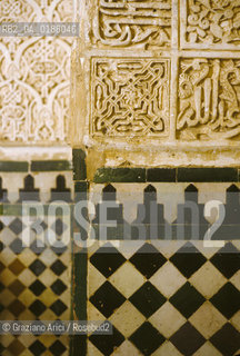 ( SPAGNA  ) ANDALUSIA  GRANADA  : IL PALAZZO DELLALHAMBRA     © 1980 Graziano Arici/Rosebud2 / GEO / ARCHITETTURA ARABO ANDALUSA