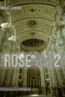 ( SPAGNA  ) ANDALUSIA  GRANADA  : LA CERTOSA  © 1980 Graziano Arici/Rosebud2 / GEO / ARCHITETTURA BAROCCA