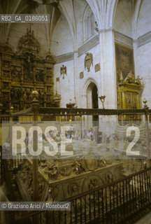 ( SPAGNA  ) ANDALUSIA  GRANADA  : CAPILLA REAL TOMBA DI ISABELLA DI CASTIGLIA E FERDINANDO DARAGONA   © 1980 Graziano Arici/Rosebud2 / GEO