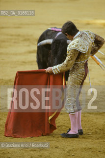 ( SPAGNA  ) ANDALUSIA  SIVIGLIA  : ARENA LA CORRIDA   © 1980 Graziano Arici/Rosebud2 / GEO