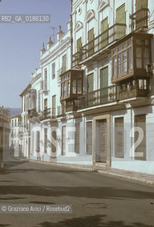 ( SPAGNA  ) ANDALUSIA  RONDA  :STRADA   © 1980 Graziano Arici/Rosebud2 / GEO