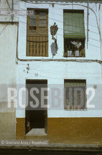 ( SPAGNA  ) ANDALUSIA  RONDA  : STRADA   © 1980 Graziano Arici/Rosebud2 / GEO