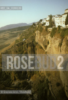 ( SPAGNA  ) ANDALUSIA  RONDA  : IL TAJO   © 1980 Graziano Arici/Rosebud2 / GEO
