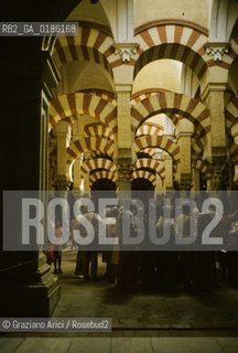 ( SPAGNA  ) ANDALUSIA  CORDOVA ( CORDOBA )  : MOSCHEA CATTEDRALE   © 1980 Graziano Arici/Rosebud2 / GEO ARCHITETTURA ARABO ANDALUSA