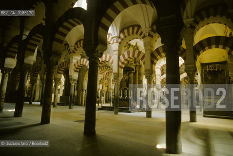 ( SPAGNA  ) ANDALUSIA  CORDOVA ( CORDOBA )  : MOSCHEA CATTEDRALE   © 1980 Graziano Arici/Rosebud2 / GEO ARCHITETTURA ARABO ANDALUSA