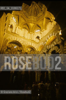 ( SPAGNA  ) ANDALUSIA  CORDOVA ( CORDOBA )  : MOSCHEA CATTEDRALE   © 1980 Graziano Arici/Rosebud2 / GEO ARCHITETTURA ARABO ANDALUSA