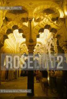 ( SPAGNA  ) ANDALUSIA  CORDOVA ( CORDOBA )  : MOSCHEA CATTEDRALE   © 1980 Graziano Arici/Rosebud2 / GEO ARCHITETTURA ARABO ANDALUSA
