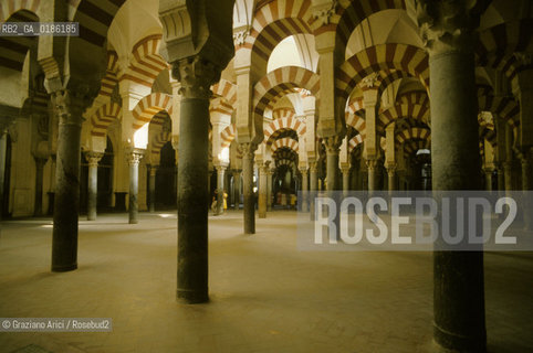 ( SPAGNA  ) ANDALUSIA  CORDOVA ( CORDOBA )  : MOSCHEA CATTEDRALE   © 1980 Graziano Arici/Rosebud2 / GEO ARCHITETTURA ARABO ANDALUSA