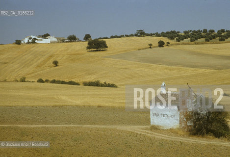 ( SPAGNA  ) ANDALUSIA  CAMPI © 1980 Graziano Arici/Rosebud2 / GEO