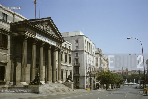 ( SPAGNA  ) CASTIGLIA MADRID : LE CORTES IL PARLAMENTO  © 1980 Graziano Arici/Rosebud2 / GEO