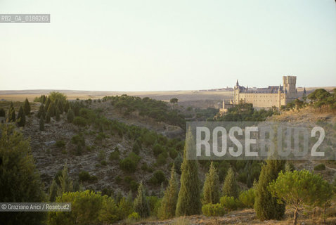 ( SPAGNA  ) CASTIGLIA SEGOVIA  :LALCAZAR  © 1980 Graziano Arici/Rosebud2 / GEO