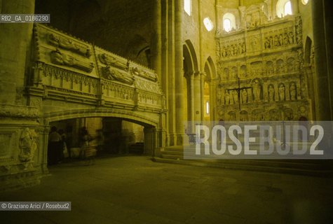 ( SPAGNA  ) CATALOGNA MONASTERO DE SANTA MARIA DE POBLET TOMBE REALI © 1980 Graziano Arici/Rosebud2 / GEO