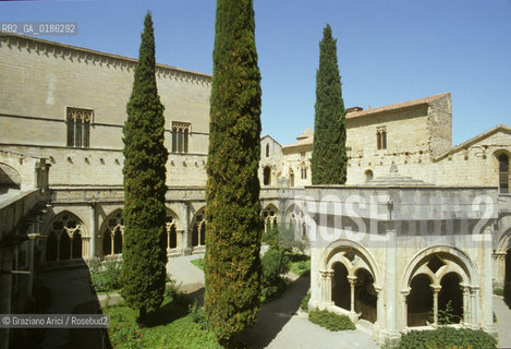 ( SPAGNA  ) CATALOGNA MONASTERO DE SANTA MARIA DE POBLET CHIOSTRO © 1980 Graziano Arici/Rosebud2 / GEO