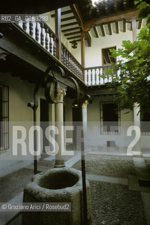 ( SPAGNA  ) CASTIGLIA ALCALA DE HENARES : CASA DOVE NACQUE CERVANTES  © 1980 Graziano Arici/Rosebud2 / GEO  LETTERATURA