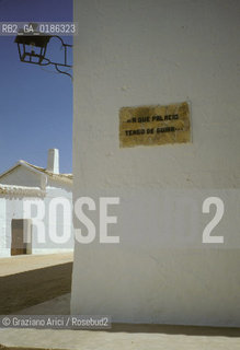 ( SPAGNA  ) MANCIA  TOBOSO DOVE DON CHISCIOTTE  VIDE DULCINEA   © 1980 Graziano Arici/Rosebud2 / GEO LETTERATURA