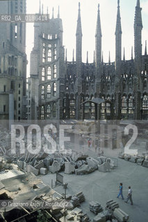 ( SPAGNA  ) CATALOGNA BARCELLONA : LA CATTEDRALE DE LA SAGRADA FAMILIA DI ANTONIO GAUDI   © 1990 Graziano Arici/Rosebud2 / GEO ARCHITETTURA MODERNA