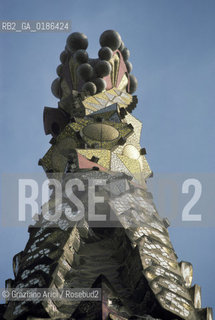 ( SPAGNA  ) CATALOGNA BARCELLONA : LA CATTEDRALE DE LA SAGRADA FAMILIA DI ANTONIO GAUDI   © 1990 Graziano Arici/Rosebud2 / GEO ARCHITETTURA MODERNA