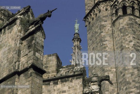 ( SPAGNA  ) CATALOGNA BARCELLONA : BARRIO GOTICO LA CATTEDRALE   © 1990 Graziano Arici/Rosebud2 / GEO