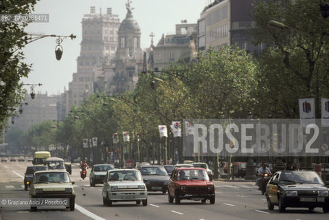 ( SPAGNA  ) CATALOGNA BARCELLONA : IL PASEO DE GRACIA   © 1990 Graziano Arici/Rosebud2 / GEO