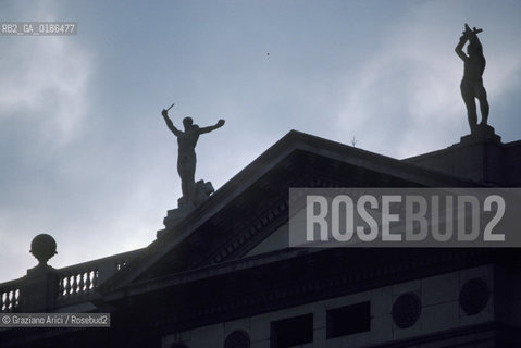 ( SPAGNA  ) CATALOGNA BARCELLONA : UN PALAZZO DEL CENTRO  © 1990 Graziano Arici/Rosebud2 / GEO