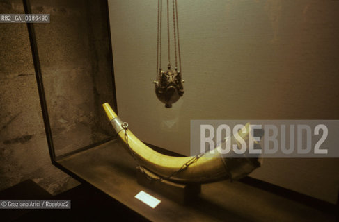 ( SPAGNA  ) GALIZIA SANTIAGO DE COMPOSTELA : LA CATTEDRALE IL MUSEO IL CORNO DI ORLANDO   © 2000 Graziano Arici/Rosebud2 / GEO