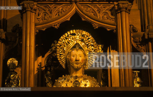 ( SPAGNA  ) GALIZIA SANTIAGO DE COMPOSTELA : LA CATTEDRALE IL MUSEO RELIQUIARIO DELLA TESTA DI SANTIAGO   © 2000 Graziano Arici/Rosebud2 / GEO