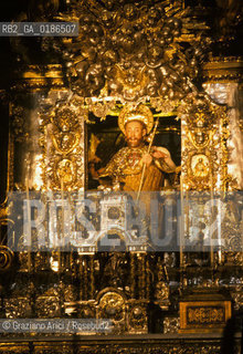( SPAGNA  ) GALIZIA SANTIAGO DE COMPOSTELA : LA CATTEDRALE LALTARE DI SANTIAGO   © 2000 Graziano Arici/Rosebud2 / GEO
