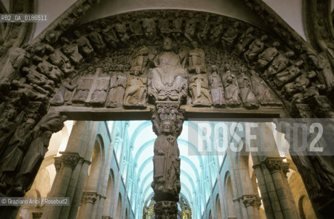 ( SPAGNA  ) GALIZIA SANTIAGO DE COMPOSTELA : LA CATTEDRALE PORTICO DELLA GLORIA   © 2000 Graziano Arici/Rosebud2 / GEO ARCHITETTURA ROMANICA