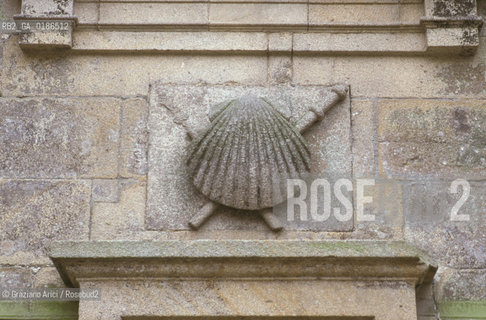 ( SPAGNA  ) GALIZIA SANTIAGO DE COMPOSTELA : LA CATTEDRALE CONCHIGLIA   © 2000 Graziano Arici/Rosebud2 / GEO