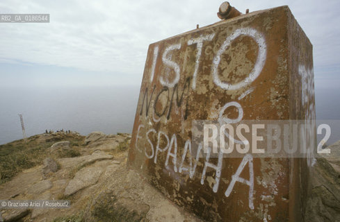 ( SPAGNA  ) GALIZIA : CAPO FINISTERRE  © 2000 Graziano Arici/Rosebud2 / GEO SCRITTA INDIPENDENTISTA