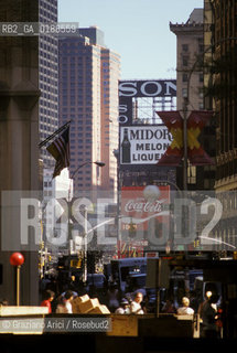 ( STATI UNITI DAMERICA - USA  ) NEW YORK CITY : BROADWAY  - © 1986 Graziano Arici/Rosebud2 / GEO / INSEGNA