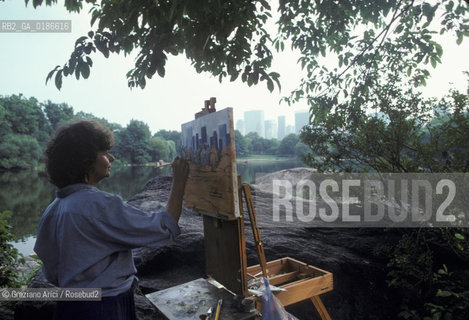 ( STATI UNITI DAMERICA - USA  ) NEW YORK CITY :CENTRAL PARK  - © 1986 Graziano Arici/Rosebud2 / GEO / PARCO / GIARDINO
