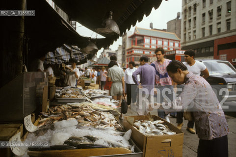 ( STATI UNITI DAMERICA - USA  ) NEW YORK CITY : CHINATOWN  - © 1986 Graziano Arici/Rosebud2 / GEO / MERCATO
