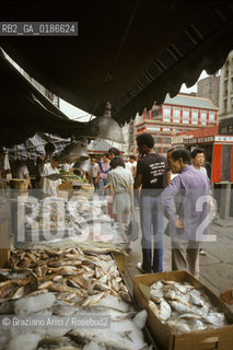 ( STATI UNITI DAMERICA - USA  ) NEW YORK CITY : CHINATOWN  - © 1986 Graziano Arici/Rosebud2 / GEO