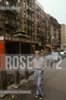 ( STATI UNITI DAMERICA - USA  ) NEW YORK CITY : CHINATOWN  - © 1986 Graziano Arici/Rosebud2 / GEO