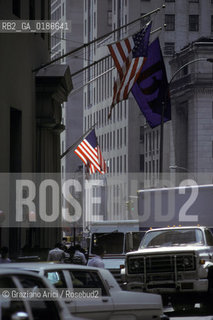 ( STATI UNITI DAMERICA - USA  ) NEW YORK CITY : WALL STREET -  © 1986 Graziano Arici/Rosebud2 / GEO / QUARTIERE DEGLI AFFARI