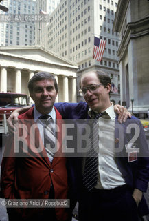 ( STATI UNITI DAMERICA - USA  ) NEW YORK CITY : WALL STREET - OPERATORE DI BORSA  © 1986 Graziano Arici/Rosebud2 / GEO / QUARTIERE DEGLI AFFARI