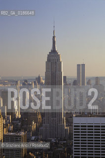 ( STATI UNITI DAMERICA - USA  ) NEW YORK CITY : IL GRATTACIELO EMPIRE STATE BUILDING  - © 1986 Graziano Arici/Rosebud2 / GEO
