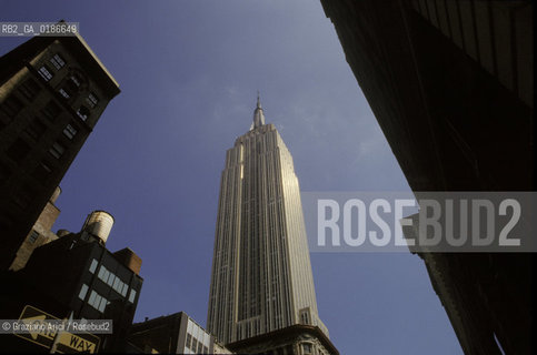 ( STATI UNITI DAMERICA - USA  ) NEW YORK CITY : IL GRATTACIELO EMPIRE STATE BUILDING  - © 1986 Graziano Arici/Rosebud2 / GEO