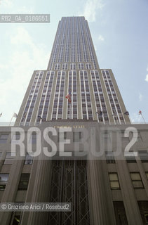 ( STATI UNITI DAMERICA - USA  ) NEW YORK CITY : IL GRATTACIELO EMPIRE STATE BUILDING  - © 1986 Graziano Arici/Rosebud2 / GEO