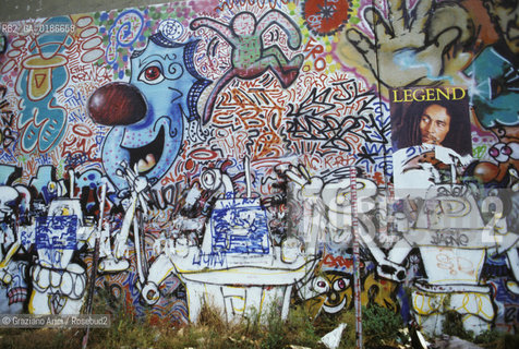 ( STATI UNITI DAMERICA - USA  ) NEW YORK CITY :  GRAFFITI A SOHO  - © 1986 Graziano Arici/Rosebud2 / GEO