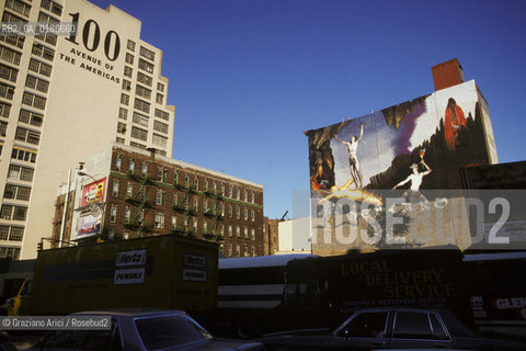( STATI UNITI DAMERICA - USA  ) NEW YORK CITY :  GRAFFITI   - © 1986 Graziano Arici/Rosebud2 / GEO / INSEGNA