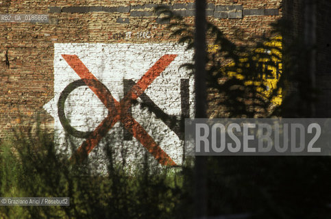 ( STATI UNITI DAMERICA - USA  ) NEW YORK CITY :  GRAFFITI A SOHO  - © 1986 Graziano Arici/Rosebud2 / GEO